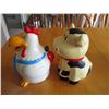 Image 3 : Cow Cookie Jar, Chicken Cookie Jar