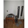 Image 1 : Sony Surround Sound System with Disk Player and Small Wooden Table