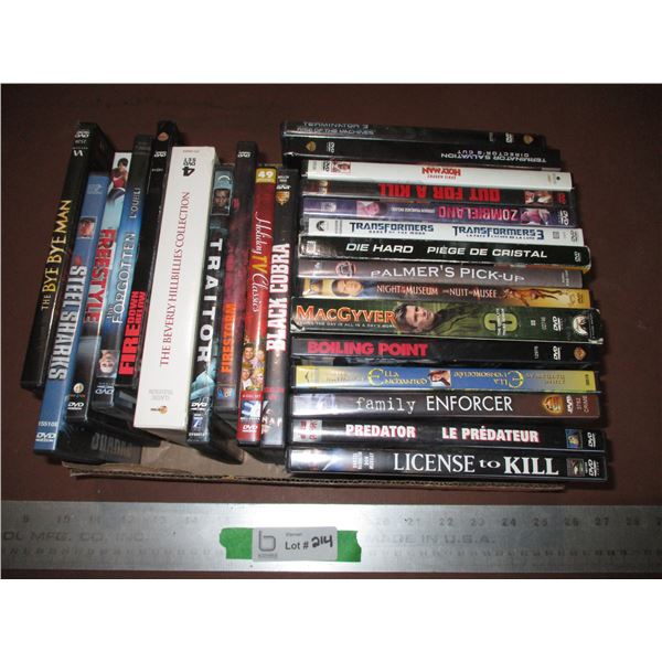 (25) DVD's - Unchecked