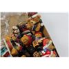 Image 3 : Various Christmas Teddy Bear Decorations, (3) Glass Vases