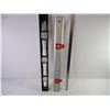 Image 2 : (2) Levels and Metal Measuring Stick