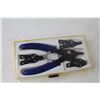 Image 4 : 5 Piece Spring-Clip Pliers - Measuring Tape - 5 Piece Punch & Chisel Set - Drill Bits