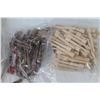 Image 4 : Lot of Wood Doweling & Pins - Chair Leg Glides