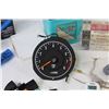 Image 2 : Tachometer Face - Shapening Stone Oil - Vintage Staples - Ball Detents Cabiney Making - 5" Cleaner P