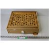 Image 1 : Wooden Ball Puzzle Game (missing ball) - Can use Marble or Metal Ball
