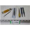 Image 1 : (3) Nail Sets - Tweezers - Machinists Scriber