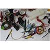 Image 5 : Assorted Wires - (2) Rolls of Solder Wire - Misc. Electrical Items