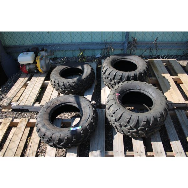 **(4) ATV Tires-sizes in description