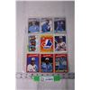 Image 1 : (9) Assorted Montreal Expos Rookies and Stars MBA Trading Cards