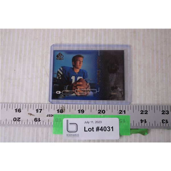 1998 Peyton Manning Future Watch NFL Trading Card (Not Authenticated)