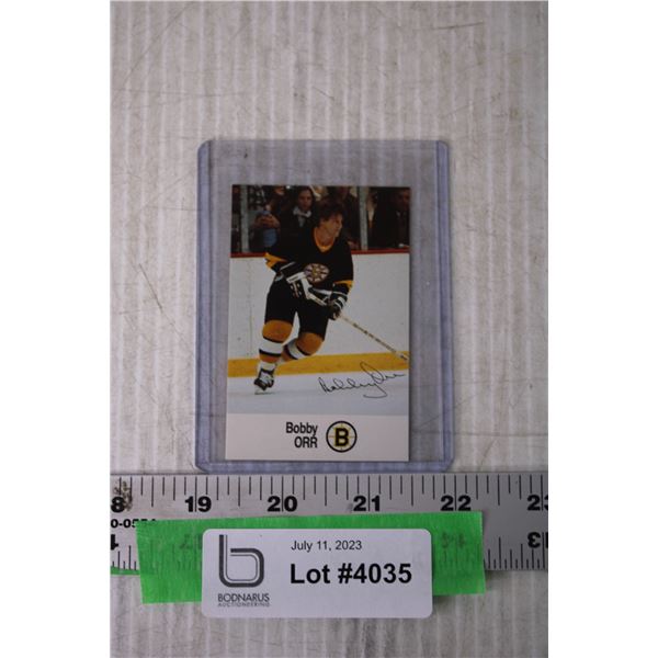 1988 Bobby Orr NHL Esso Mini Card