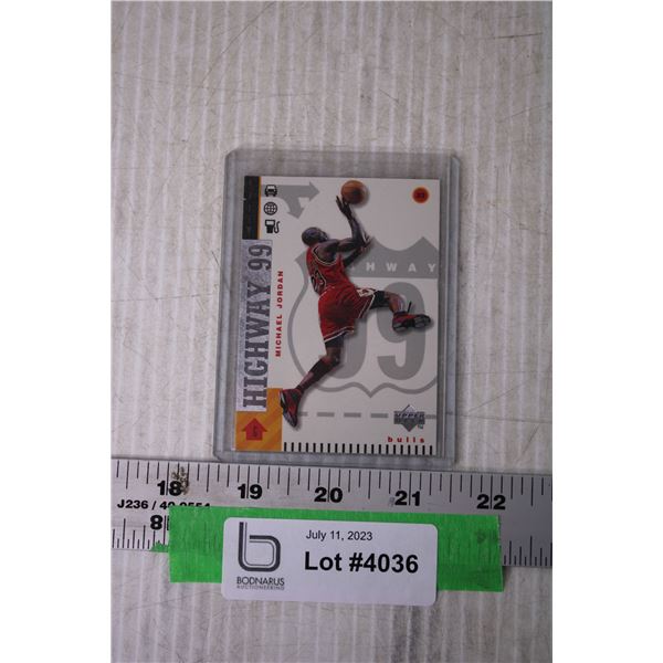  Rare,  Michael Jordan Highway 99 Insert Card