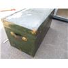 Image 4 : **Metal Trunk 36" x 18" with Inside Shelf