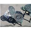 Image 3 : **Plastic Deck Table, with Water Holes and Miscellaneous 24" Round