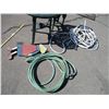 Image 4 : **Plastic Deck Table, with Water Holes and Miscellaneous 24" Round