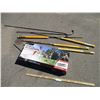 Image 1 : **Easy Setup Badminton Net with Candle Torches