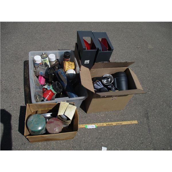 **RV Supplies, Filters, Desk Lamp, File Folders