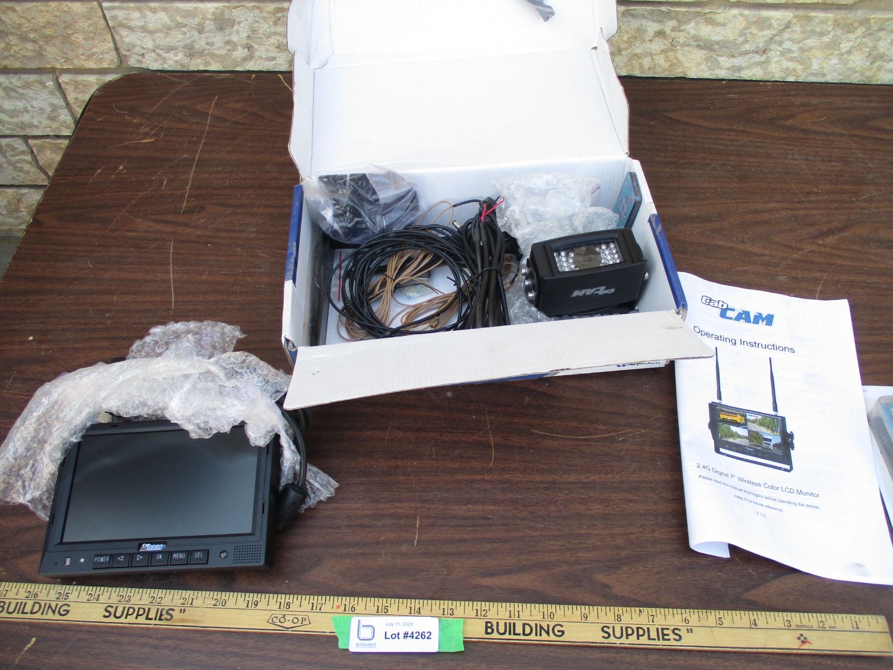 Cab Cam Camera Observation System