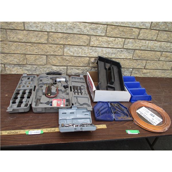 *Air Tool Partial Set, Trays, Copper Pipe