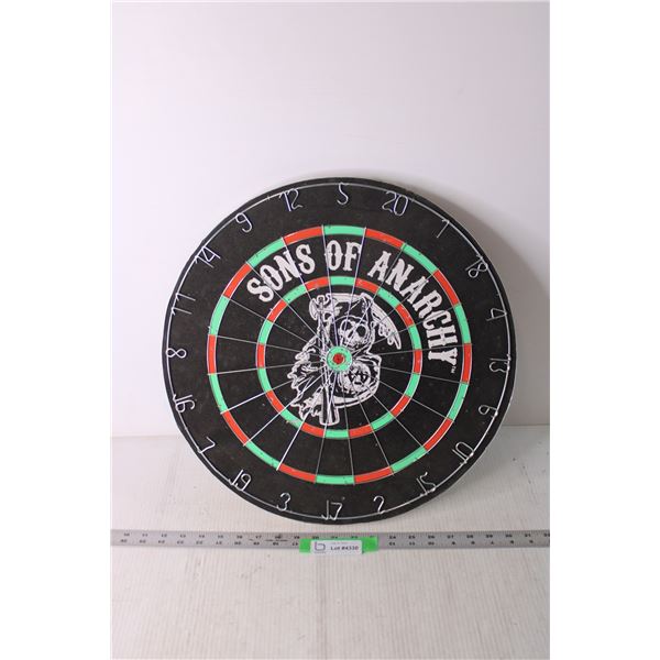 Sons of Anarchy Wooden Dartboard