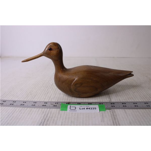 Wooden Bird Figurine