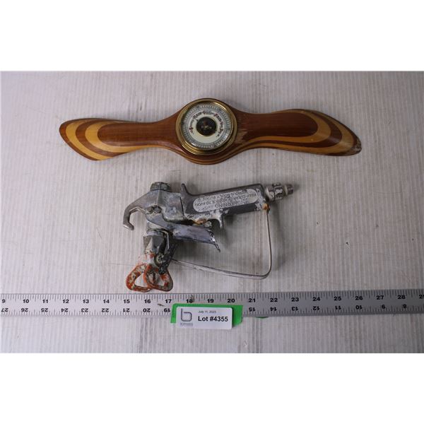 Propellor Barometer and Hardware Gun