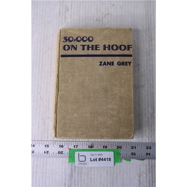 Vintage "30,000 On the Hoof," Book