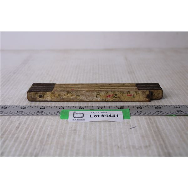 Vintage Folding Ruler