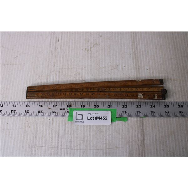 Vintage Folding Ruler