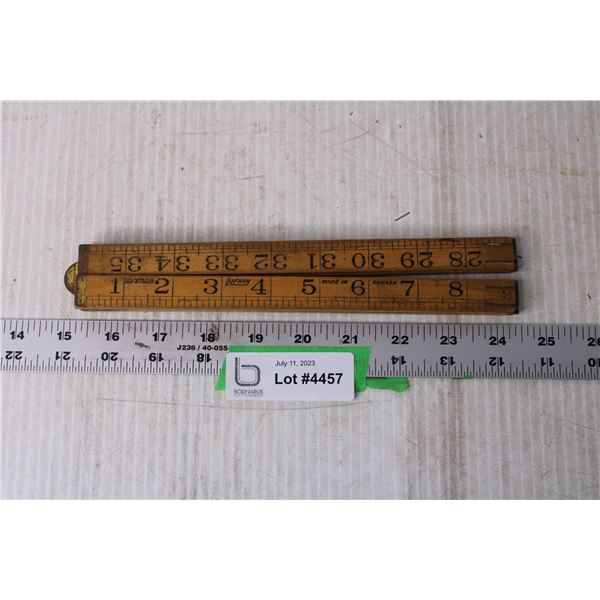 Vintage Folding Ruler