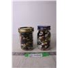 Image 1 : (2) Jars of Buttons