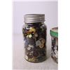 Image 3 : (2) Jars of Buttons