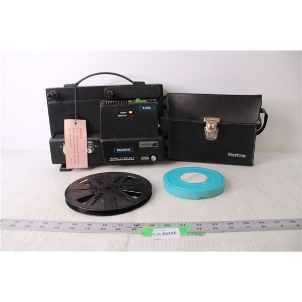 Keystone Film Projector and Accessories