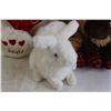 Image 2 : (2) Teddy Bears, Stuffed Arctic Hare Rabbit, Stuffed Moose