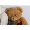 Image 4 : (2) Teddy Bears, Stuffed Arctic Hare Rabbit, Stuffed Moose