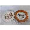 Image 4 : Wooden Tray - Assorted Vintage Dishes - Glass Pictures