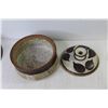 Image 9 : Ceramic Pottery Dishes (dated - 1974-75 - chip in large bowl)
