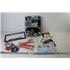 Image 1 : Maple Leafs Licence Plat Cover - PSP Slim Starter Kit (NIB) - Lanyard & Charms - Hockey CDs & Sample