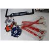 Image 4 : Maple Leafs Licence Plat Cover - PSP Slim Starter Kit (NIB) - Lanyard & Charms - Hockey CDs & Sample