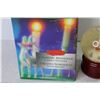 Image 2 : (2) Nordic Candle Holders - Santa Musical Snow Globe