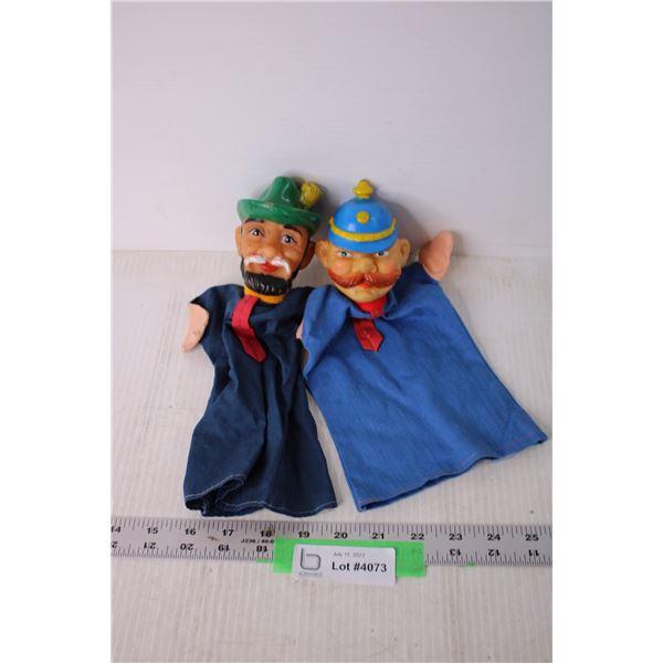 (2) Vintage Hand Puppets