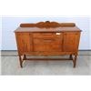 Image 1 : **Wooden Side Buffet - 18" x 52" x 36"