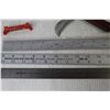 Image 2 : (3) Metal Rulers - Line Level Knife