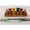 Image 1 : 6-Piece Wooden Spice Set