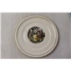 Image 2 : Harker Potteries Victorian Plate with 22k Gold Rim, The Hay Wayne John Constable Ceramic Storage Con