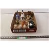 Image 1 : (2) Precious Moments Goats Figurines, Misc. Figurines with Collection of Bells