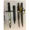 Image 2 : Lot of 3 Vintage Bayonets asst styles/size ( ross rifle co.)