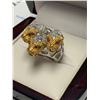 Image 2 : Unique Natural Tanzanite Gemstone 5,52 Carat Sculpted Panther Ring in .925 Silver  with APPRAISAL CE