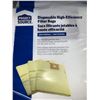 Image 2 : Disposable High-Efficiency Filter Bags Universal 9-14Gal 3pack x 5packs