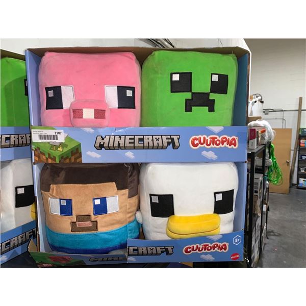 Minecraft Cuutopia 4 Pack Plush Assortment